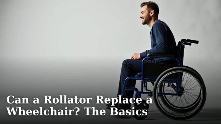 Can a Rollator Replace a Wheelchair? The Basics