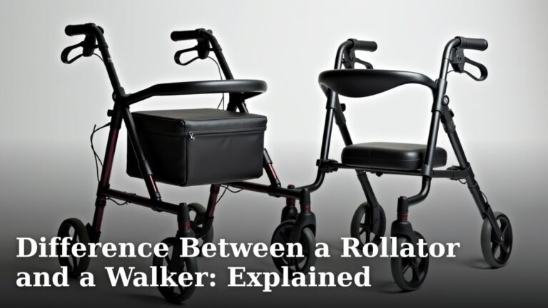 Difference Between a Rollator and a Walker: Explained