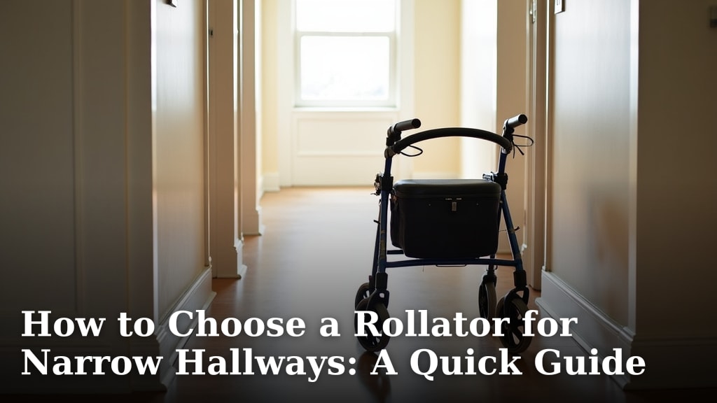 How to Choose a Rollator for Narrow Hallways: A Quick Guide