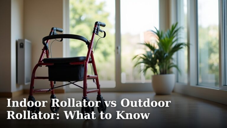 Indoor Rollator vs Outdoor Rollator: What to Know