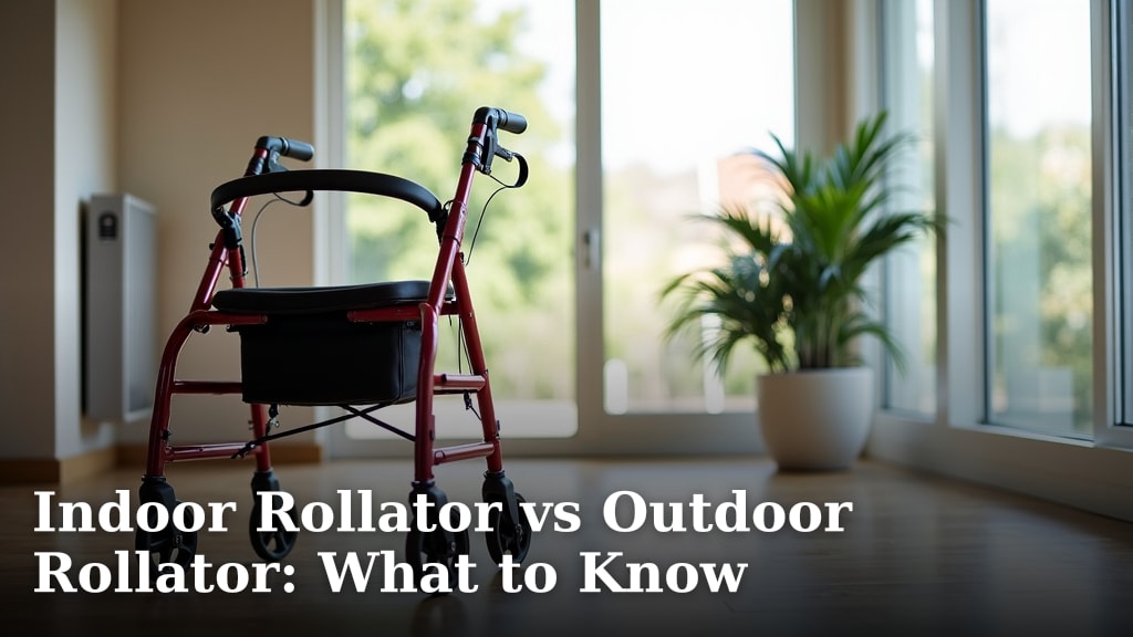 Indoor Rollator vs Outdoor Rollator: What to Know