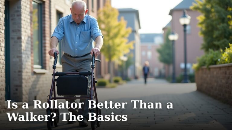 Is a Rollator Better Than a Walker? The Basics