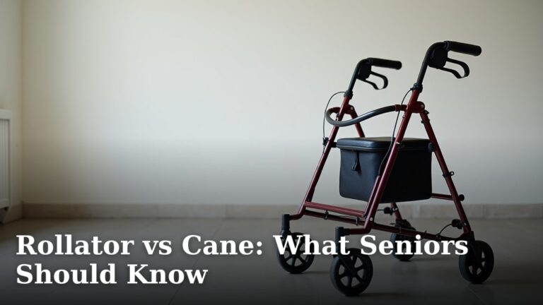 Rollator vs Cane: What Seniors Should Know