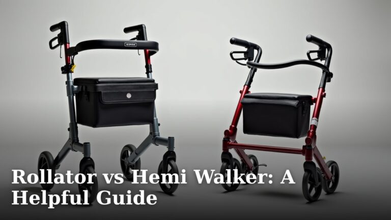 Rollator vs Hemi Walker: A Helpful Guide