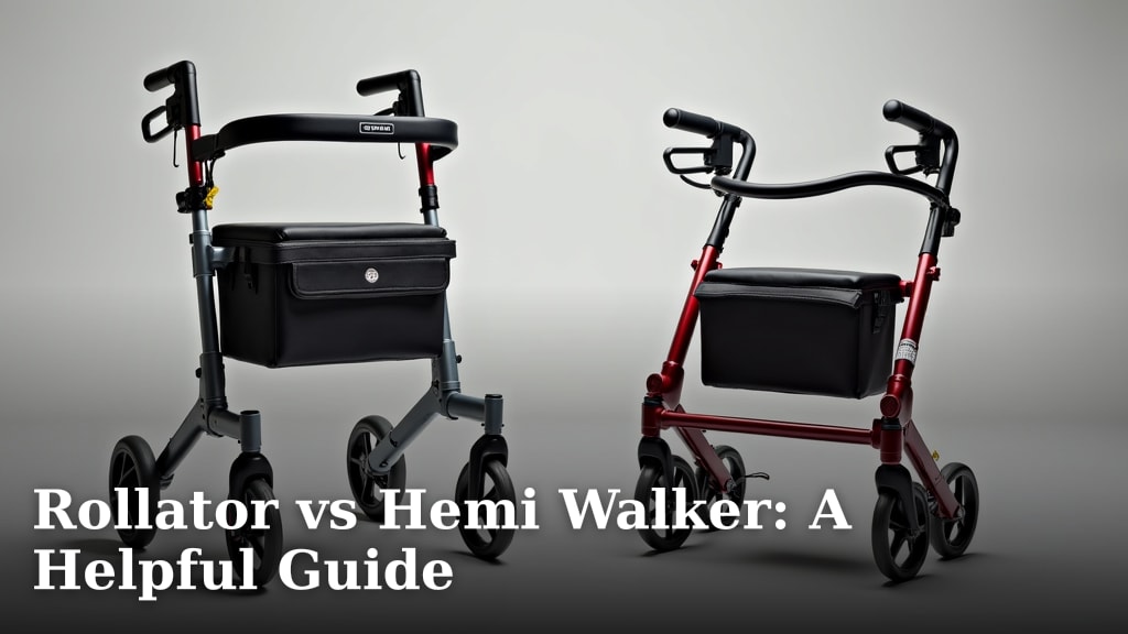 Rollator vs Hemi Walker: A Helpful Guide