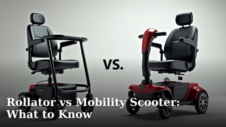 Rollator vs Mobility Scooter: What to Know