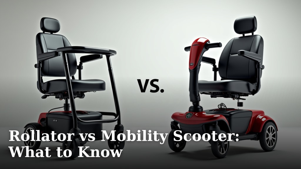 Rollator vs Mobility Scooter: What to Know