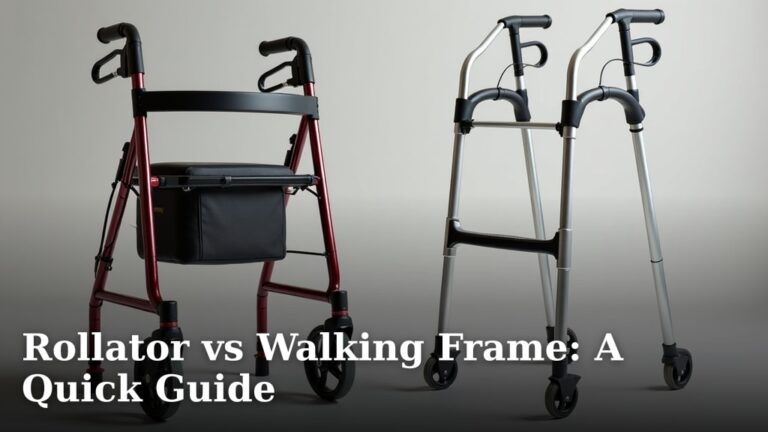 Rollator vs Walking Frame: A Quick Guide