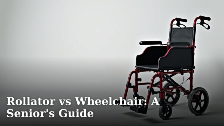Rollator vs Wheelchair: A Senior's Guide