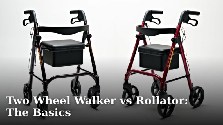 Two Wheel Walker vs Rollator: The Basics