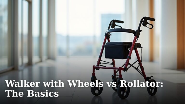 Walker with Wheels vs Rollator: The Basics
