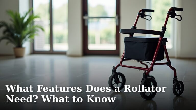 What Features Does a Rollator Need? What to Know