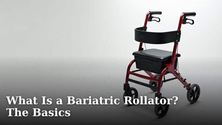 What Is a Bariatric Rollator? The Basics