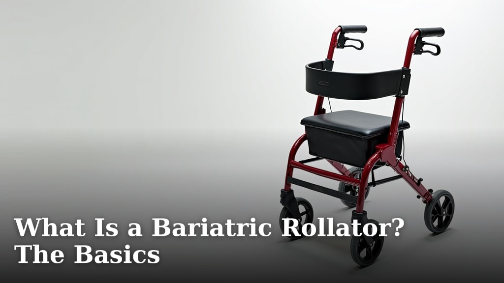 What Is a Bariatric Rollator? The Basics