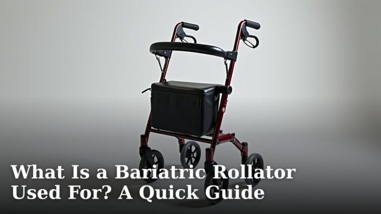 What Is a Bariatric Rollator Used For? A Quick Guide