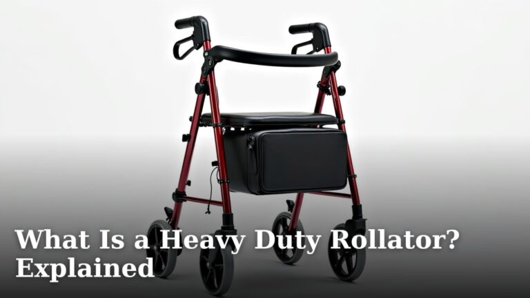 What Is a Heavy Duty Rollator? Explained