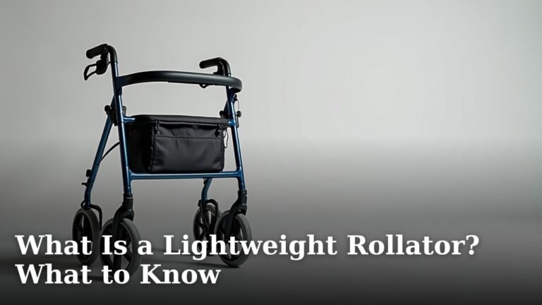 What Is a Lightweight Rollator? What to Know