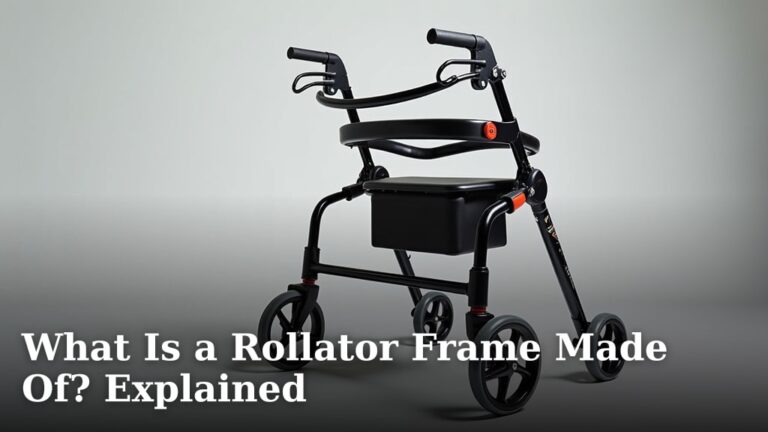 What Is a Rollator Frame Made Of? Explained