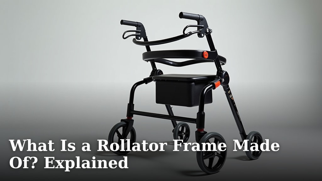 What Is a Rollator Frame Made Of? Explained