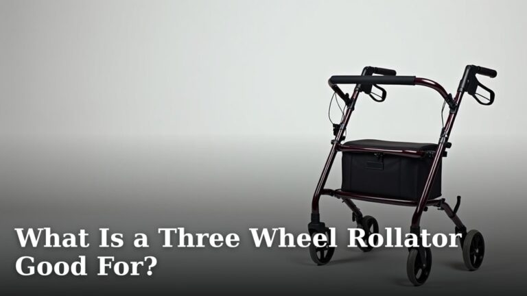 What Is a Three Wheel Rollator Good For?