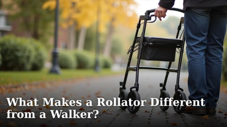 What Makes a Rollator Different from a Walker?