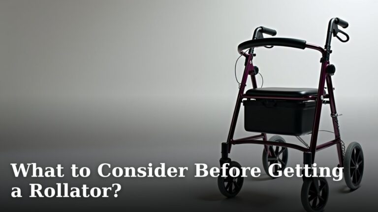 What to Consider Before Getting a Rollator?