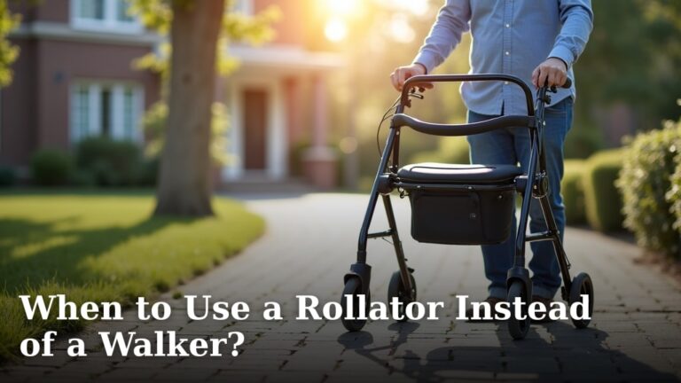 When to Use a Rollator Instead of a Walker?