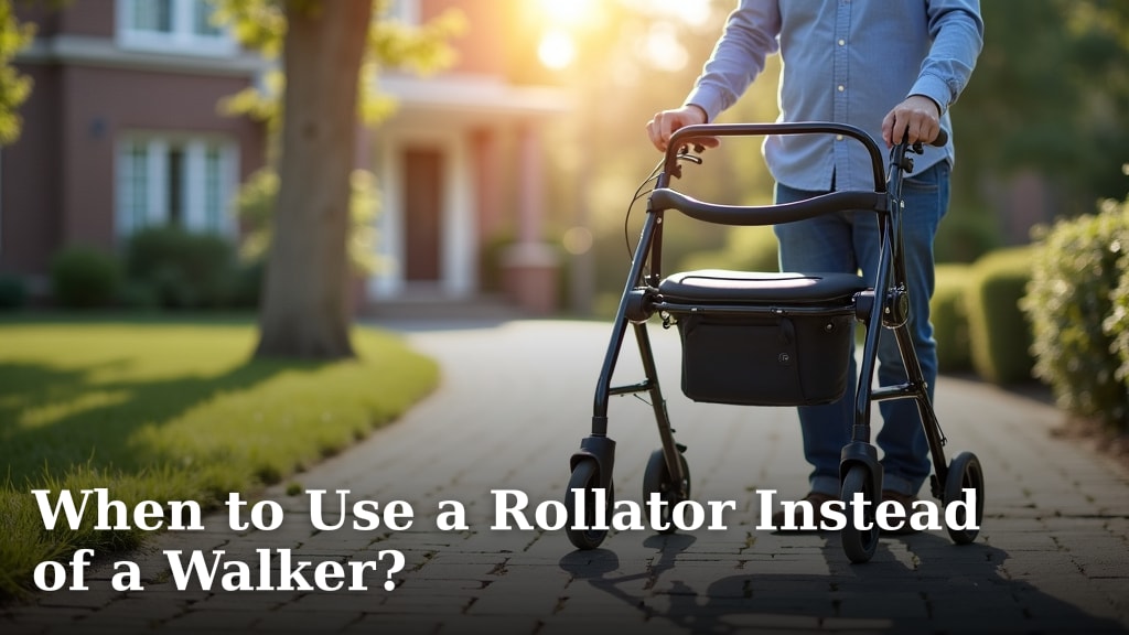 When to Use a Rollator Instead of a Walker?